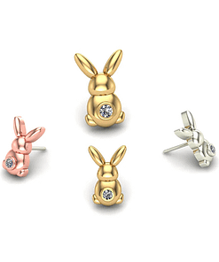 Bunny End By Mushroom Jewelry