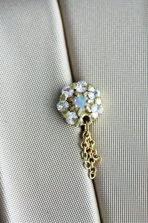 Daisy Chain End in Yellow Gold Identity Body Piercing