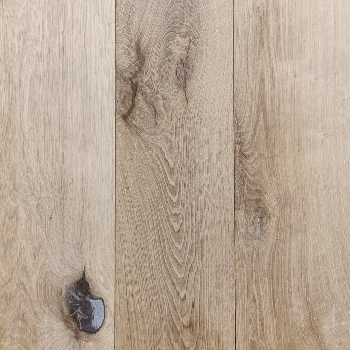 5 8 X 7 28 Unfinished Wide Plank, French White Oak Hardwood Floors