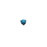 Prong-Set Turquoise Bead 14g/12g