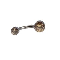 LeRoi Champagne Crystal Bezel Curve