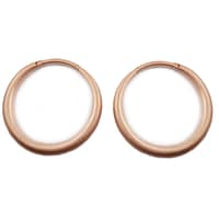 Stardust Hoops in Rose Gold