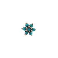 Daisy Fluerette in Turquoise and Yellow Gold