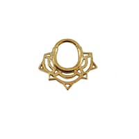 Lace Lotus Clicker in Yellow Gold