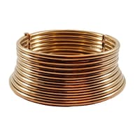 Karen Coil Necklace in Rose Gold