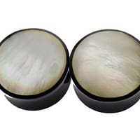 Horn and Pearl Shell Plugs