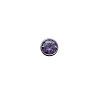 Bezel Amethyst Crystal 14g