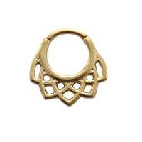Mandala Clicker in Yellow Gold