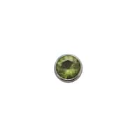 Bezel Peridot Crystal 14g