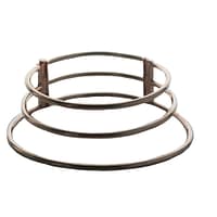 Saturn 3 Ring Coil Necklace in Silver
