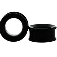Black Glass Eyelets
