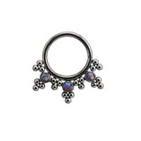 Haute Couture Crown Seam Ring in Lavender Opal