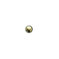 Plain Bead 2mm in Yellow Gold