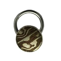 Mokume 1 Captive Bead Ring