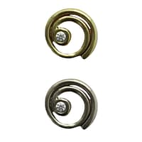 Super Spiral End with Crystal