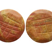 Custom Flame Jasper Plugs in 28.5mm