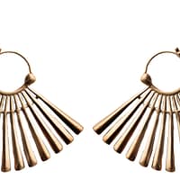 Luz Hoops in Rose Gold
