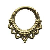 Temple Clicker in Yellow Gold