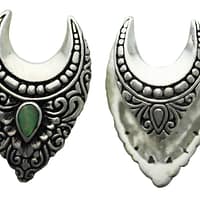 Silver and Shell Ornate Saddles