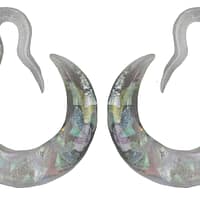 Hagakure Crescent Hoops in Ice