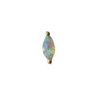 Zuri Marquise End in Yellow Gold and Opal