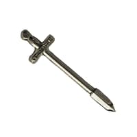 Excalibur Barbell in White Gold