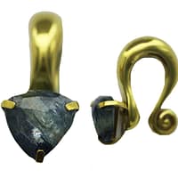 Faceted Fluorite Curled Weights