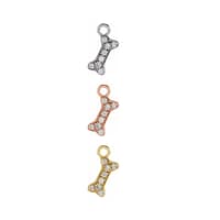 Diamond Pave Bone Charm