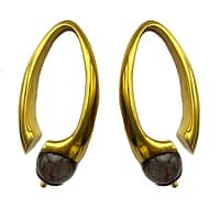 Nova Weights in Brass and Bronze Rutilated Quartz