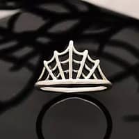 Spider Web Ring in Silver