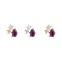 LYRA - AMETHYST + MERCURY MIST TOPAZ + CZ