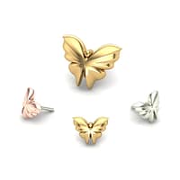 Butterfly End By Mushroom Jewelry