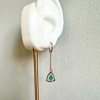 Pastel Tourmaline Slab Charm