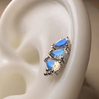 3 GEM PEAR PANARAYA RAINBOW MOONSTONE