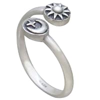 Adjustable Moon Star and Sun Ring