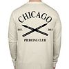 CHICAGO PIERCING CLUB LONG SLEEVE T-SHIRT OFF WHITE