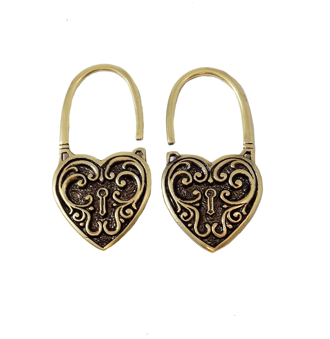 Brass earrings clearance safe