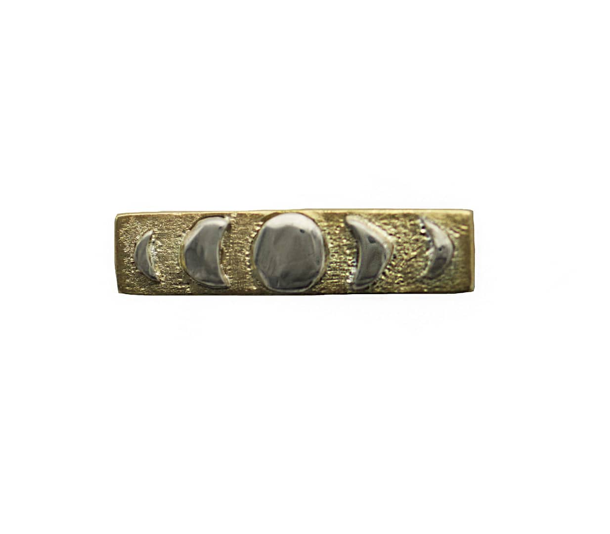 Moon Phase Ring in Yellow Gold – Identity Body Piercing