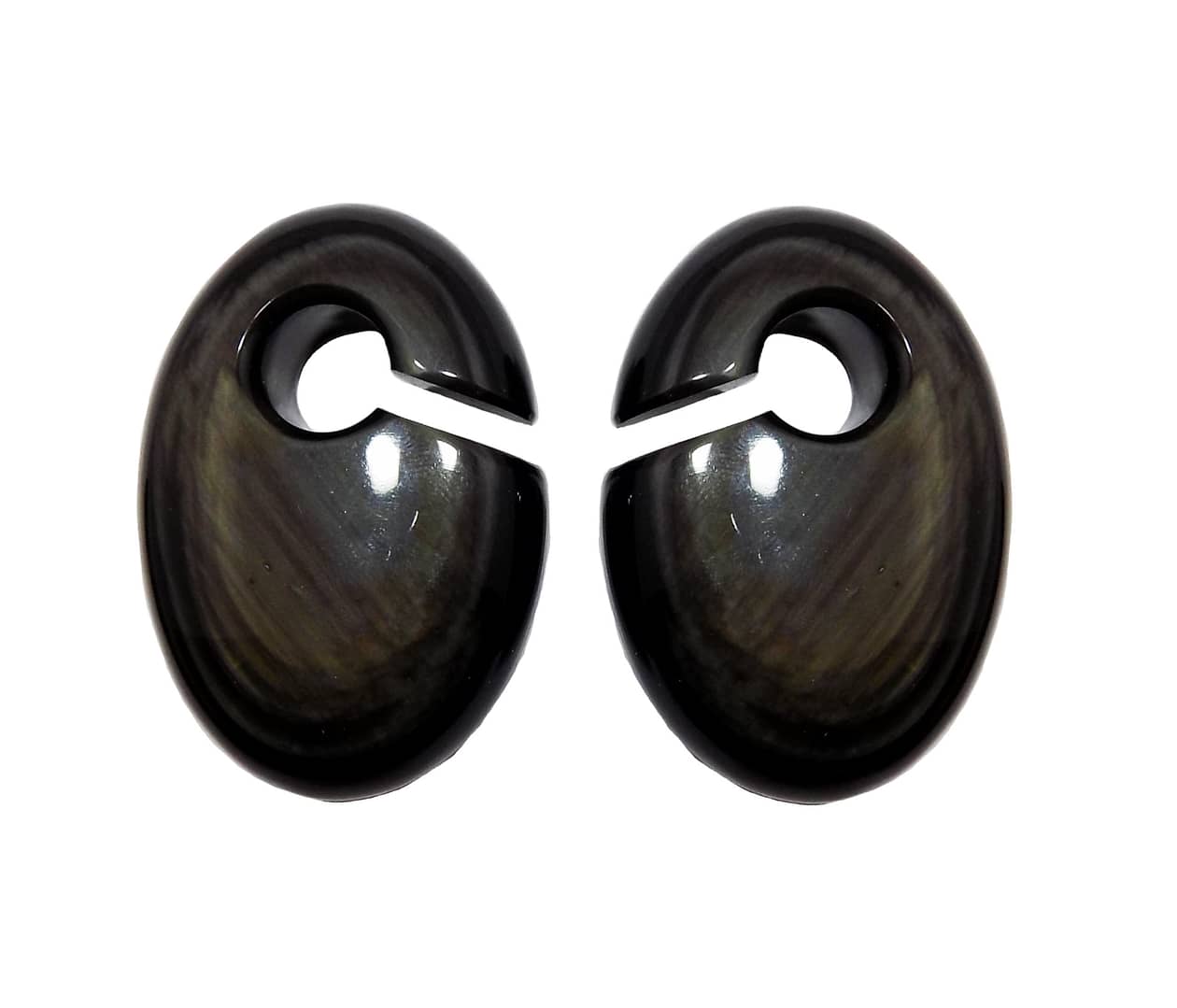 Glass sale ear weights