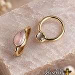 Pretty in Pink Rings By Moll Doll Designs Identity Body Piercing