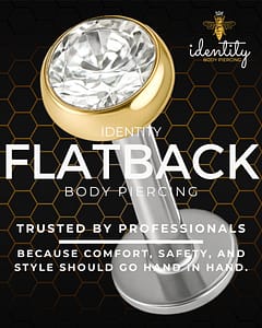 Why We Use Flatback Jewelry at Identity Body Piercing