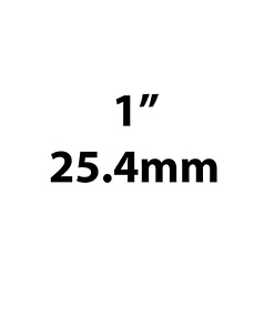 25.4mm / 1"