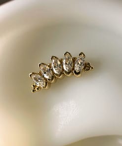 Tiny Marquise Panaraya End with Cubic Zirconia