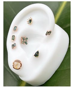 Identity Body Piercing Moss Agate Styles By Buddha Jewelry