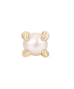 Pearl Prong Yellow Gold