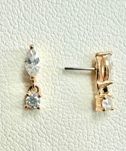 Marquise Dangle End in Yellow Gold