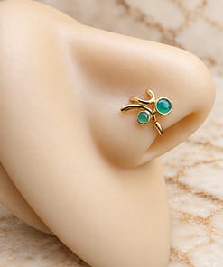 Bloom Ring with Chrysoprase