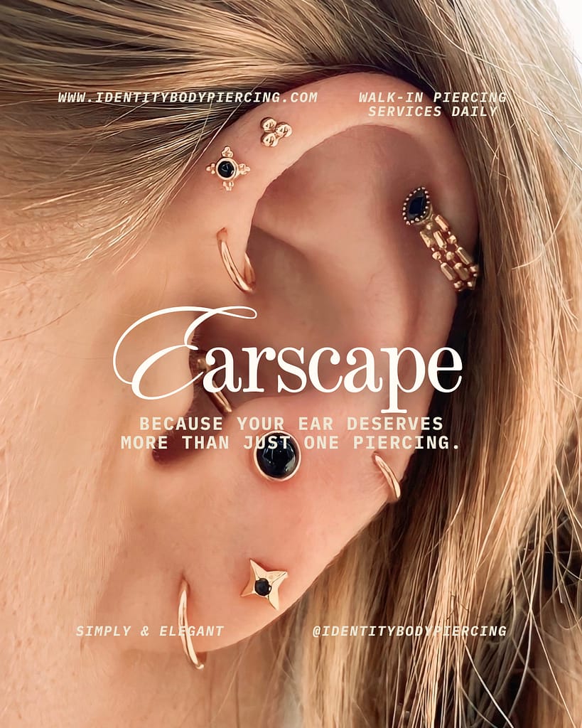 How to Curate the Perfect Earscape identity body piercing